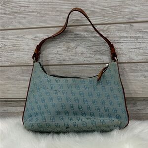 Dooney & Bourke Blue Monogram Shoulder Bag